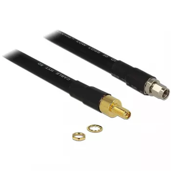 Koaksialinis kabelis DeLOCK 0,4 m RP-SMA/RP-SMA