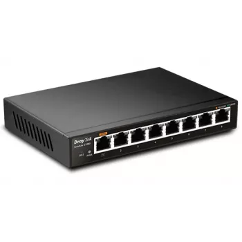 Nevaldomas L2 gigabitinio eterneto komutatorius Draytek VigorSwitch G1080, juodas
