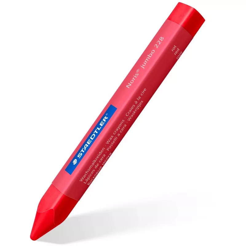 Vaškinės kreidelės Staedtler Noris Jumbo — 12 spalvų, netoksiškos, jumbo dydis