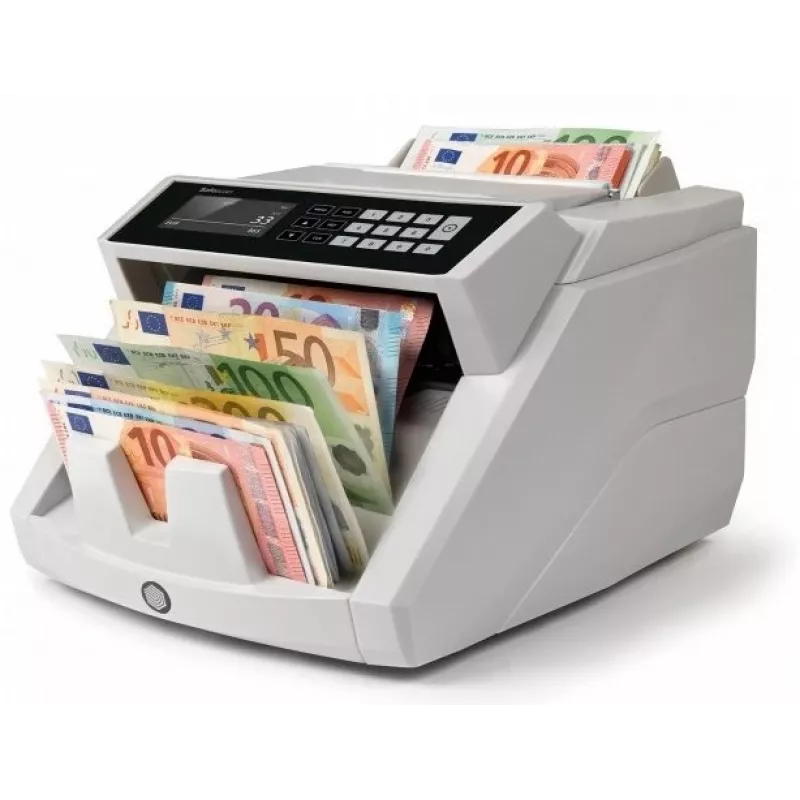 Safescan 2465-S banknotų skaičiavimo mašina, juoda, balta