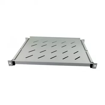 Lentynėlė stovui ALLNET ALL-S0002102 — 19 colių (48,3 cm), 650×450 mm, pilka, maks. apkrova 60 kg