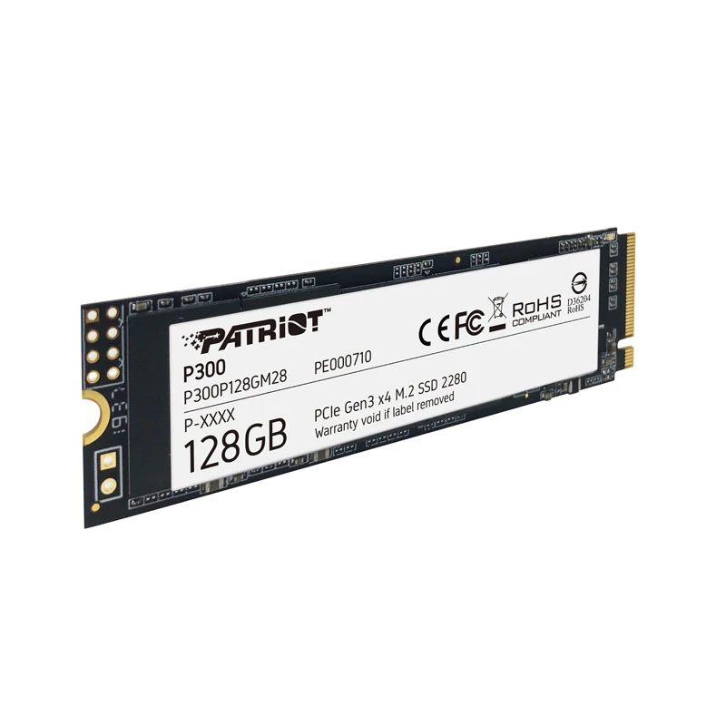 Patriot Memory P300P128GM28 Vidinė kietojo kūno atmintinė M.2 128 GB PCI Express NVMe