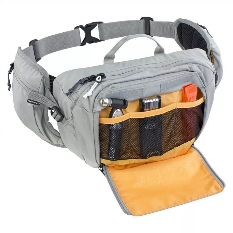 EVOC Hip Pack waist bag Mesh Nylon Ripstop Pilka 3L Unisex
