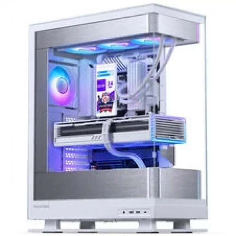 Phanteks Glacier One 360M25 LCD AiO-Liquid Cooling, 6 colių ekranas - 360 mm, balta