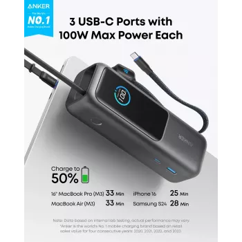 Nešiojama išorinė baterija Anker A1695H11 25000 mAh