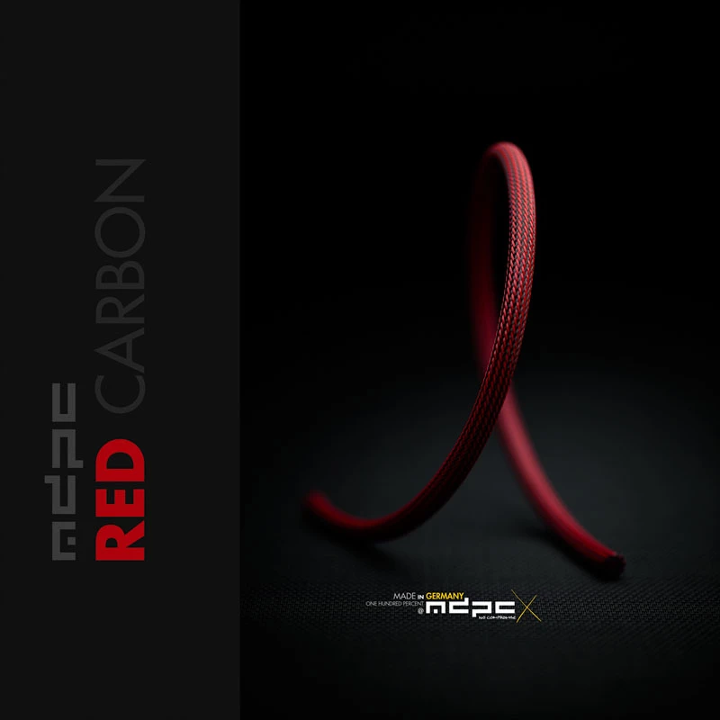 MDPC-X Sleeve Medium - Raudona Carbon, 1 m