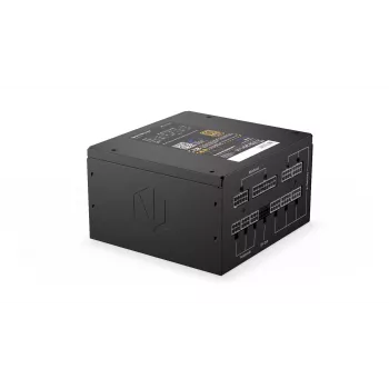 Maitinimo blokas ENDORFY Supremo FM6 850 W, 24 kontaktų ATX, visiškai modulinis, 80 PLUS Gold, 120 mm ventiliatorius, juodas