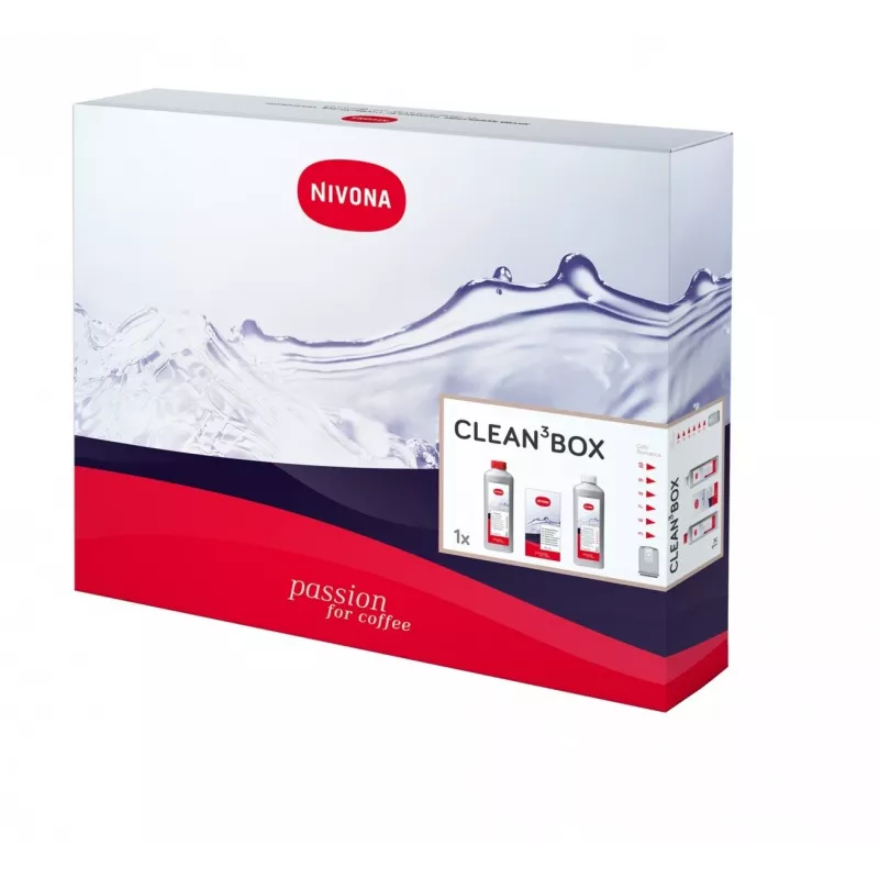 Valymo rinkinys Nivona Clean3Box 3 vnt. (modelis 390700402), skirtas Nivona kavos aparatams