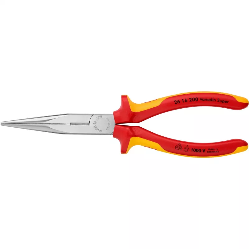 KNIPEX IZOLIUOTOS REPLĖS 1000V TIESIOS ILGINTOS 200 mm