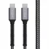 Automobilinio maitinimo adapteris FIXED FIXDA-CC12-GR — 12V DC įvestis, USB-C ir USB išvestys