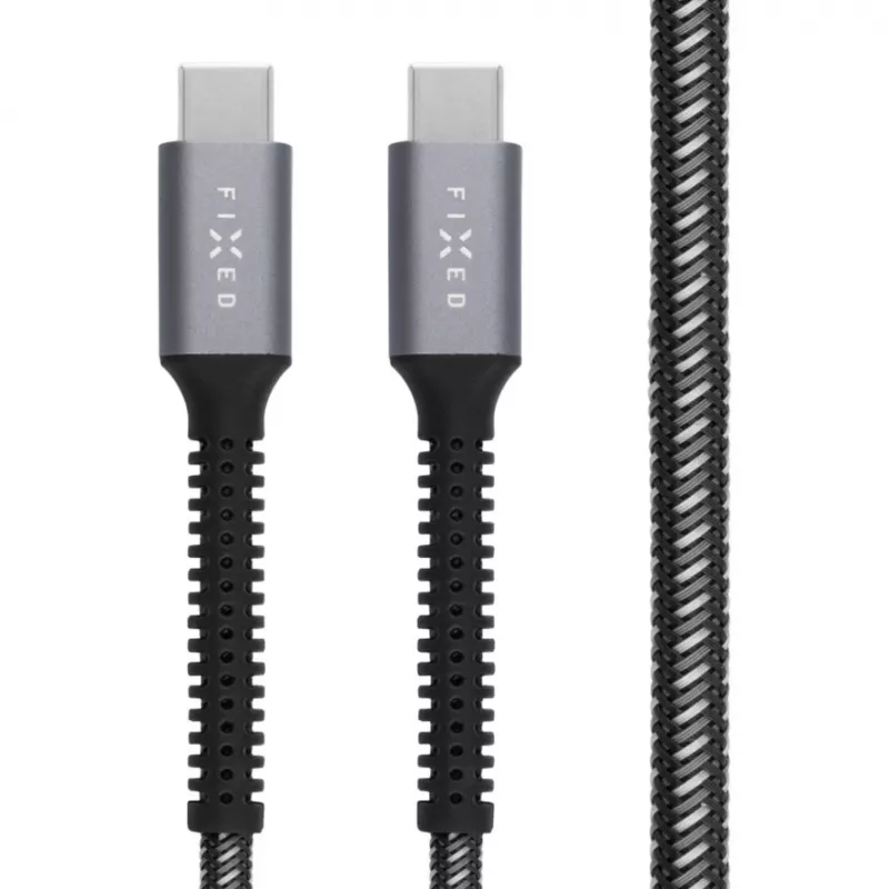 Automobilinio maitinimo adapteris FIXED FIXDA-CC12-GR — 12V DC įvestis, USB-C ir USB išvestys