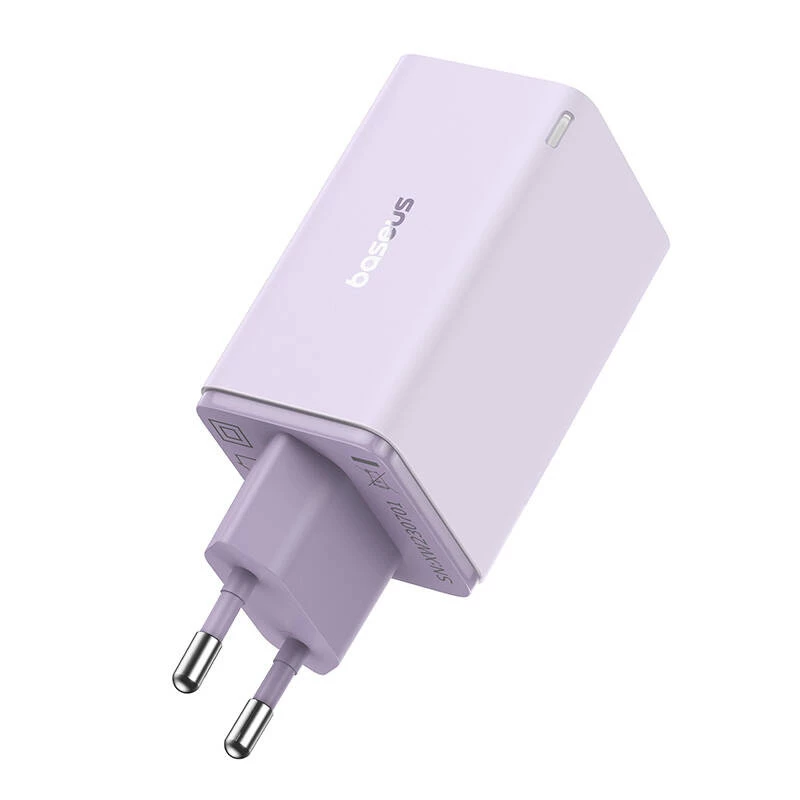 Baseus GAN6 Pro greitasis įkroviklis, 2xUSB-C + 2xUSB, 65 W (purpurinis)