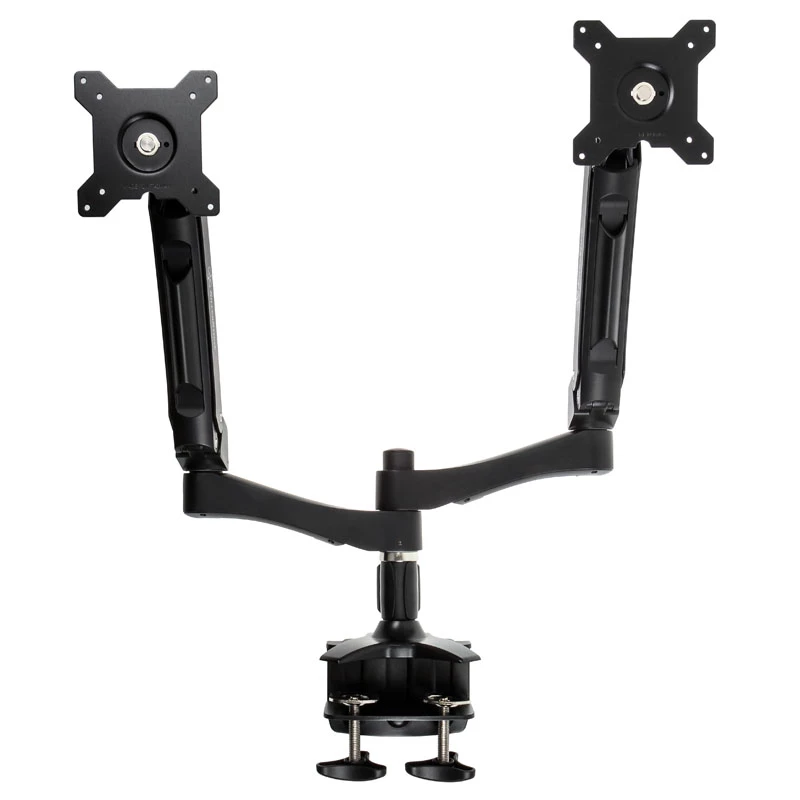 SidabrinėStone SST-ARM22BC dvigubo monitoriaus laikiklis – juodas