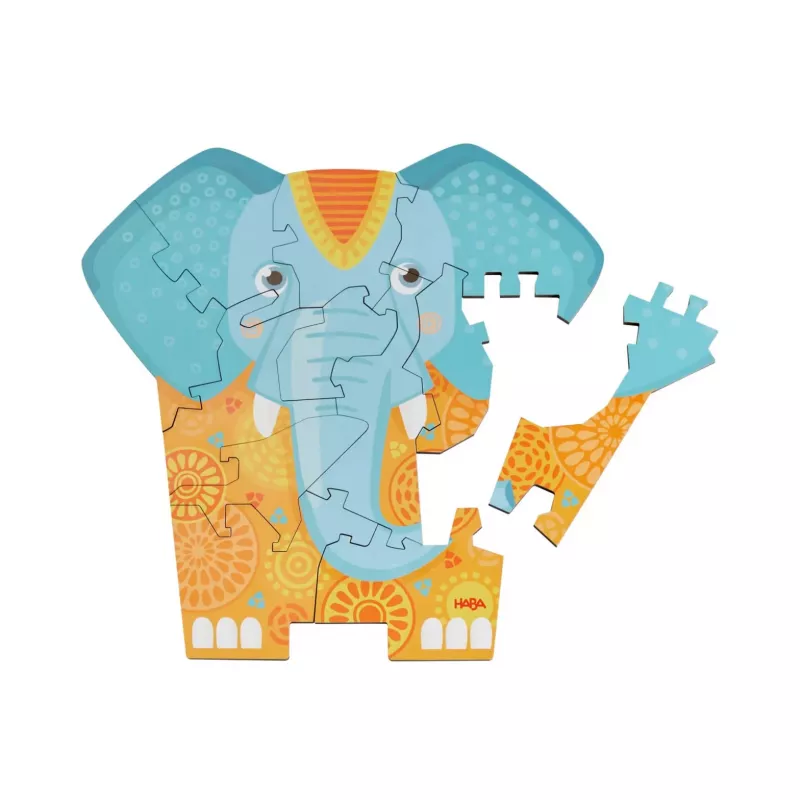Dėlionė 2 in 1 Elefant