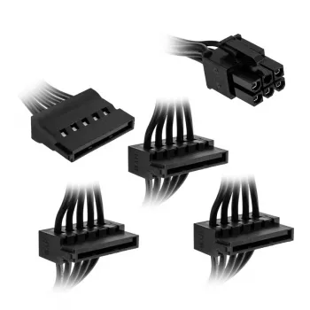 SATA modulinis kabelis Kolink KL-CBR-SAT — modulinis SATA maitinimo ilginimo kabelis PSU jungtims
