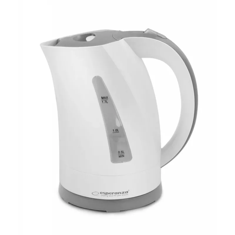 Elektrinis virdulys Esperanza 1.7 L 2200 W Pilka Balta