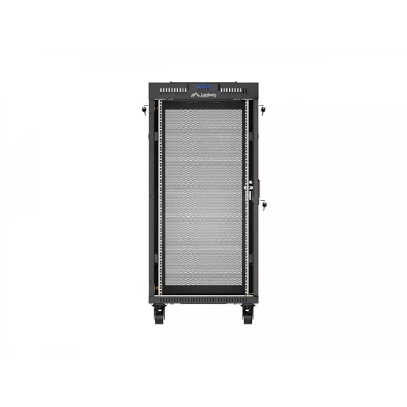 Laisvai pastatoma stovo spinta LANBERG FF01-6824-23BL 24U 600×800 mm juoda