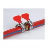 Drugelio tipo spaustukas DeLOCK 400 SS 40–60 mm 5 vnt. raudonas