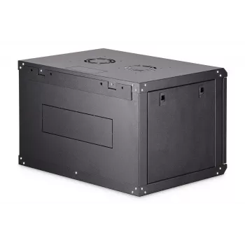 Prie sienos montuojama 19 colių stovo spinta DIGITUS Dynamic-N DN-37101 — 7U, 600x450 mm, IP20, raktinis užraktas, nesurinkta