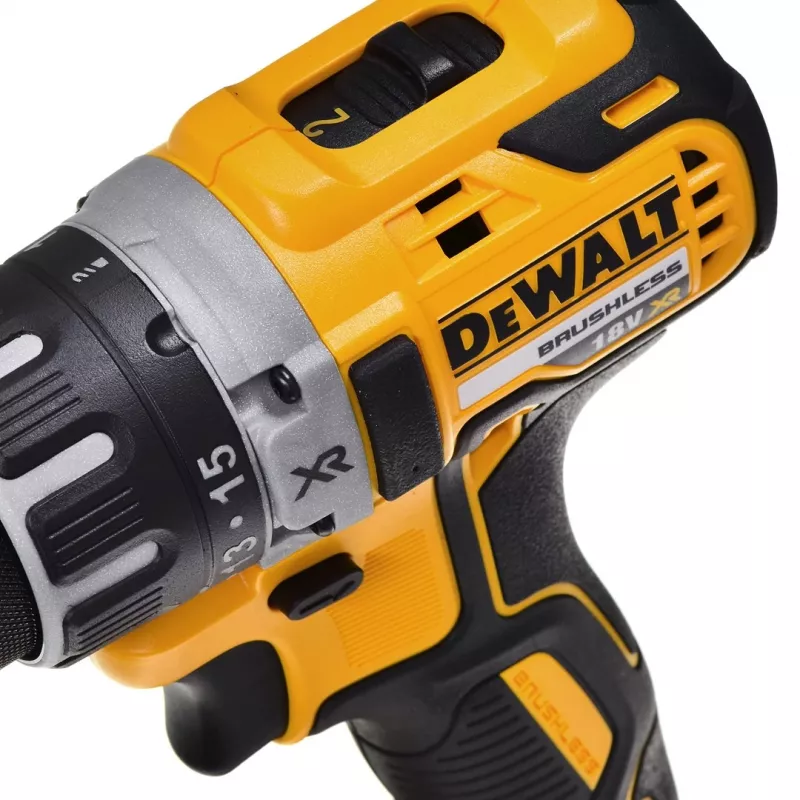 Belaidis gręžtuvas DeWalt DCD791D2-QW, 18V Li-Ion, 2×2Ah akumuliatoriai, be raktelio 13 mm griebtuvas, 70 Nm, 1,5 kg