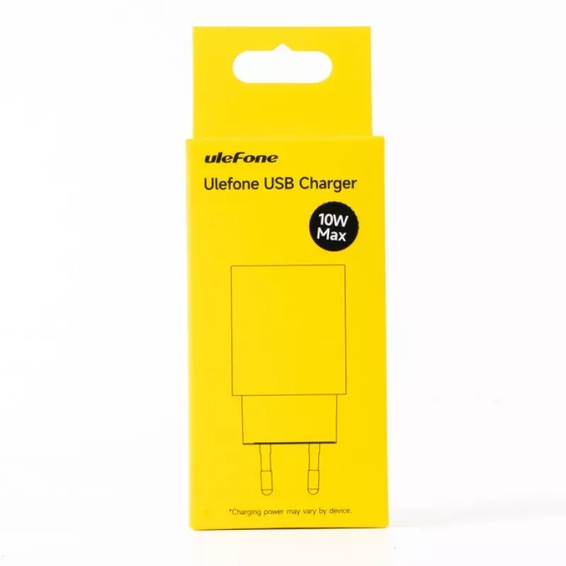 UleFone Charger 10W, skirtas Armor X12 Pro ir Tab W10 – 10 W USB įkroviklis išmaniesiems telefonams ir planšetėms