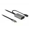 Delock USB-20225 maitinimo adapteris pilkas