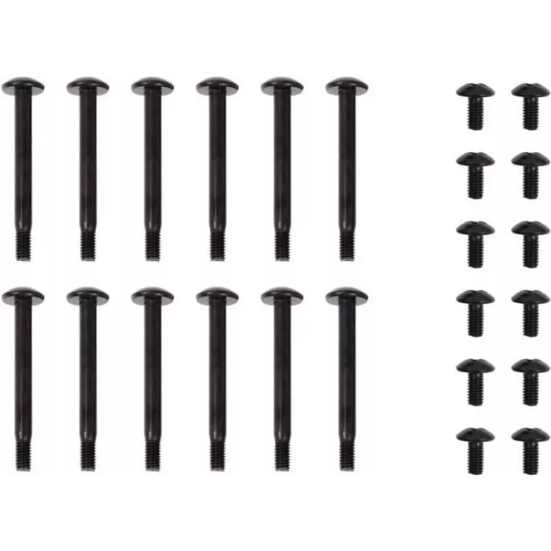 Tvirtinimo rinkinys Alphacool 24848 juodas 24 vnt.
