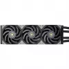 Radiatorius SidabrinėSTONE SST-XE360PDD 360mm vandens aušinimas, juoda/sidabrinė