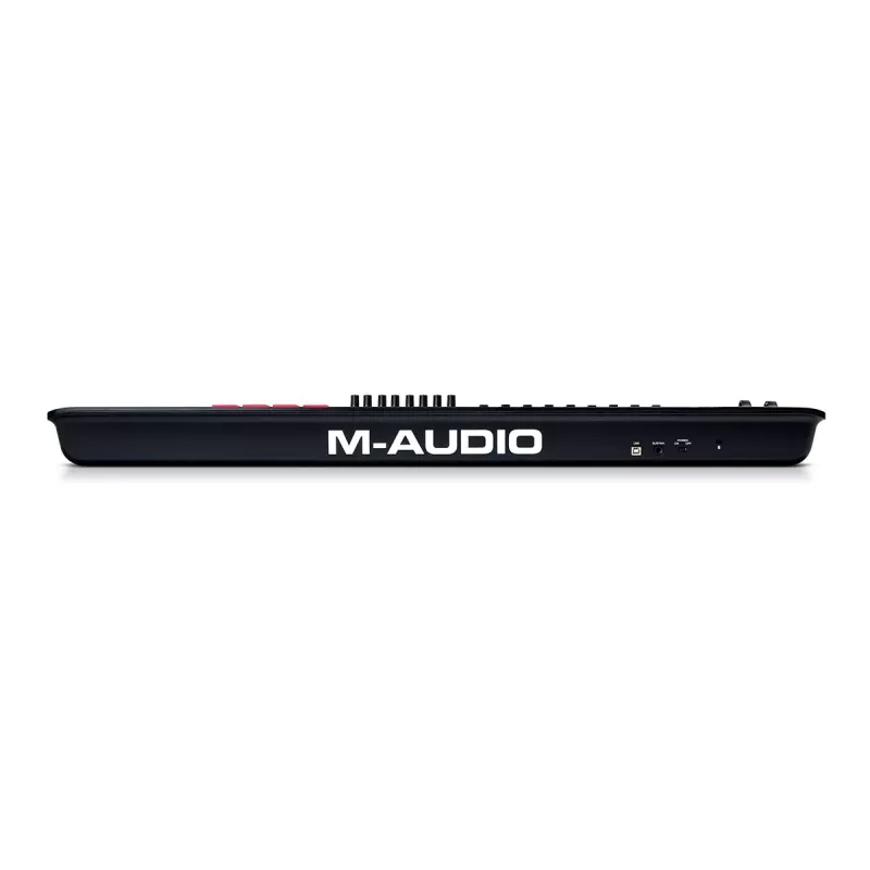 MIDI klaviatūra M-Audio Oxygen 61 MKV – 61 klavišų USB valdiklis su 16 pad'ų, 8 rankenėlėmis, ekranu, pitch bend (juoda)