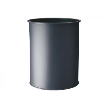 Šiukšliadėžė Durable 330158 15 L apvali metalinė antracitinė