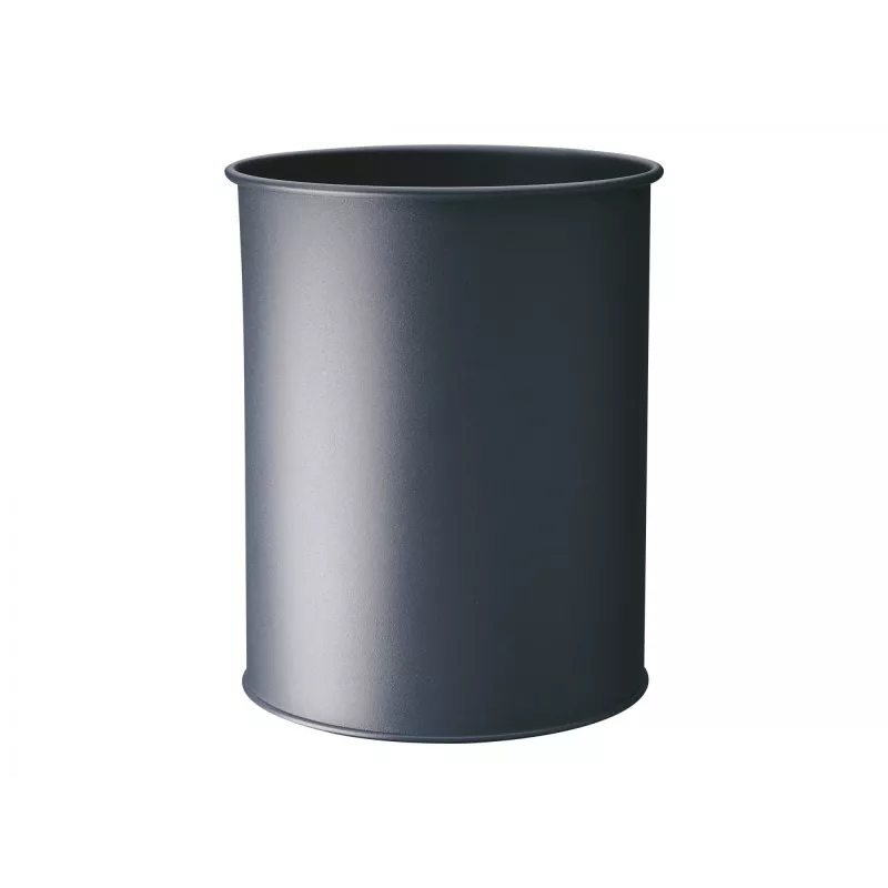 Šiukšliadėžė Durable 330158 15 L apvali metalinė antracitinė