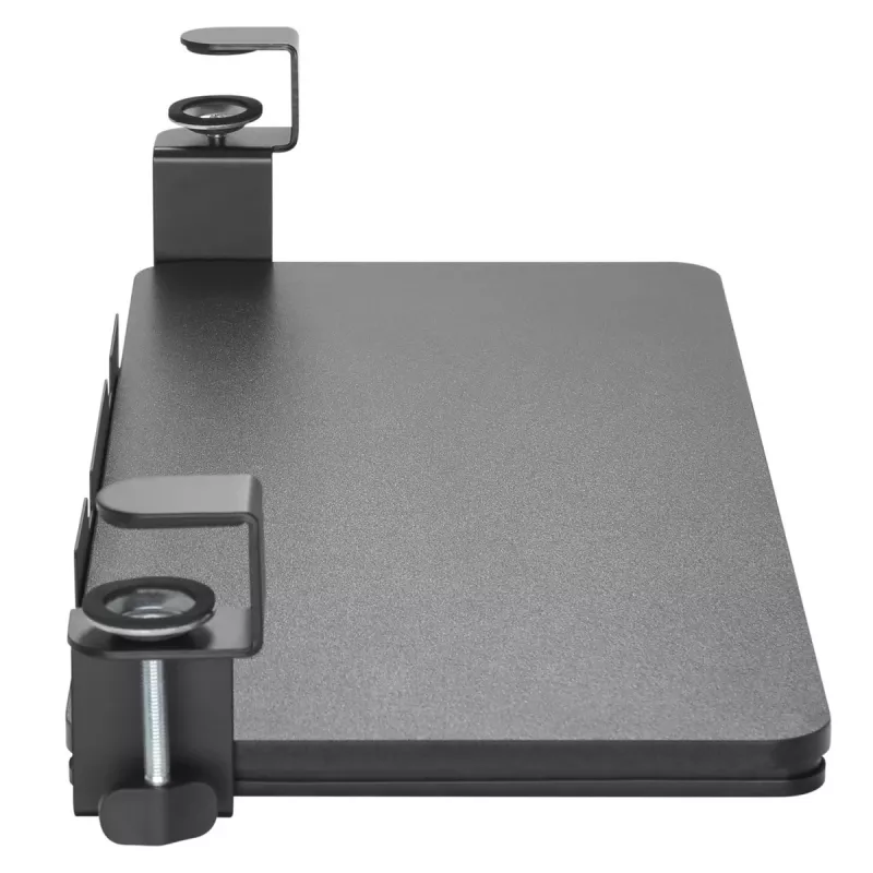 Maclean MC-839 slydimo platforma klaviatūrai | Po stalu esantis stalčius klaviatūrai ir pelei | Užspaudžiamas klaviatūros padėklas | Ergonomiškas darbo vietos sprendimas