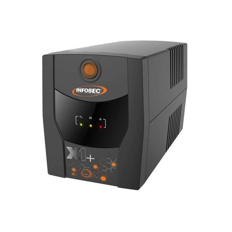 Infosec UPS line‑interactive INF_661147 1300 VA / 720 W, 6x IEC C13, AVR, USB, tower, juoda