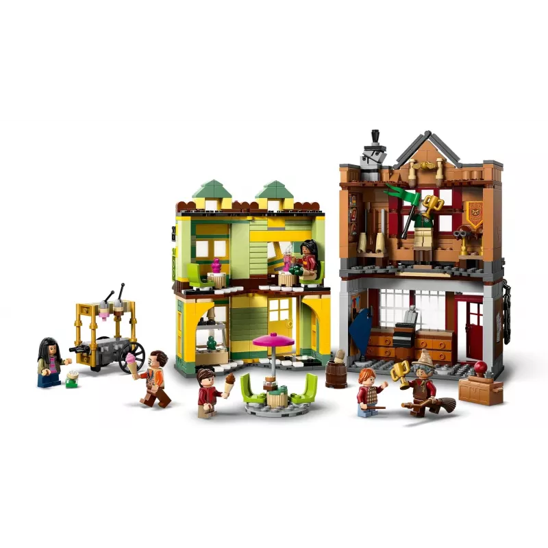 LEGO Harry Potter 76452 Kvidičo reikmenų ledų salono mini konstruktorius, 795 dalys, 6 minifigūrėlės, amžius 8+