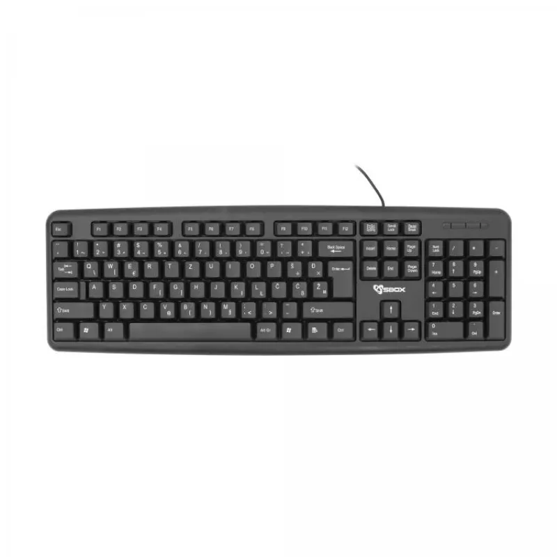 Sbox klaviatūra laidinė USB K-14 US