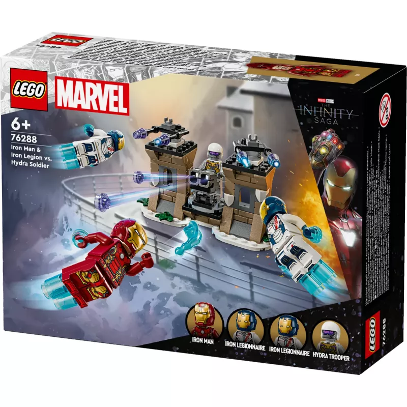 Konstruktorius LEGO rinkinys 76288 Marvel Super Heroes Iron Man Iron Legion HYDRA Soldier, minifigūrėlė, statomas modelis