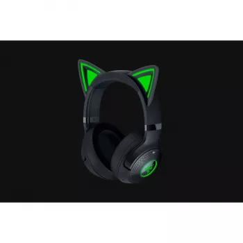 Ausinės Razer Kraken Kitty V2 BT — Belaidis Bluetooth, circumauralinis, galvos juosta, 20–20000 Hz, 325 g, juodos spalvos