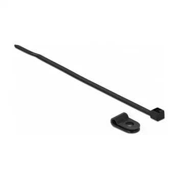 Kabelių raištis DeLOCK 18860 Nailonas Juodas 10 vnt. 3,2 mm pluošto skersmuo