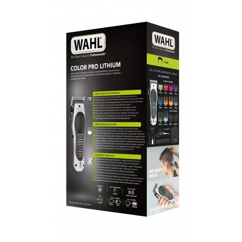 Wahl 3028048 plaukų kirpimo mašinėlė / kirpėjas juoda, balta 10 ličio jonų (Li-Ion)