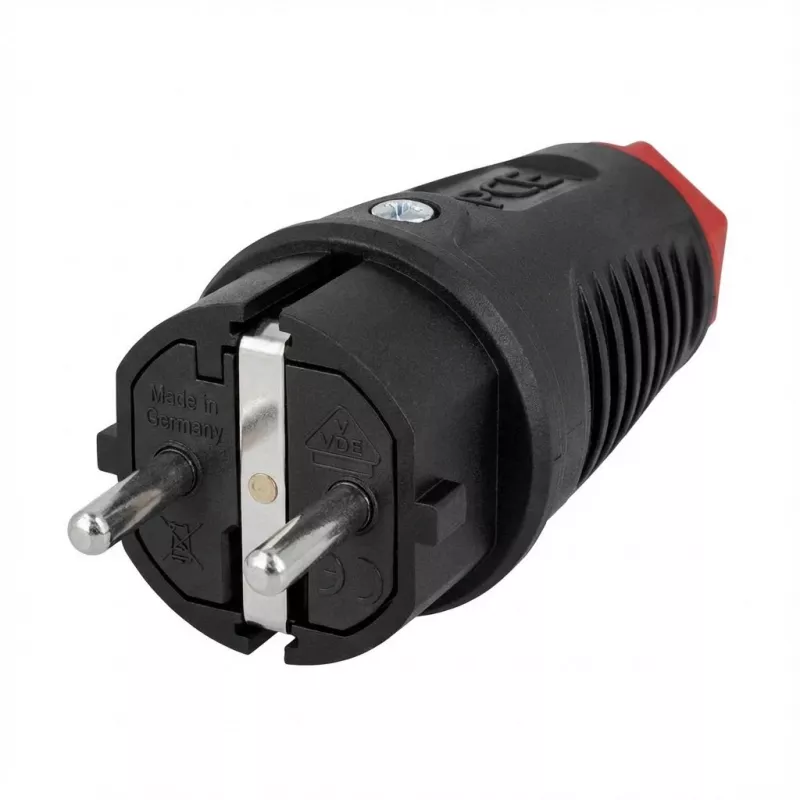 ABL Expert Schuko-Plug 100000043 (TPE) Juoda sv IP44 3x2,5 (100000043)