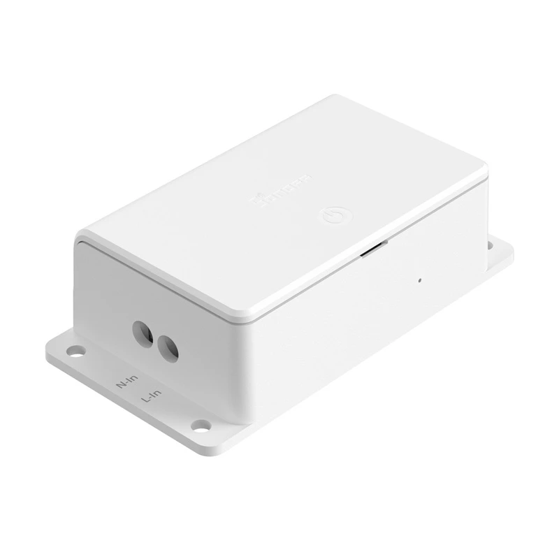 Išmanusis Wi‑Fi jungiklis Sonoff Basic R5 Gen5 10A Matter — vieno kanalo relė namų automatikai