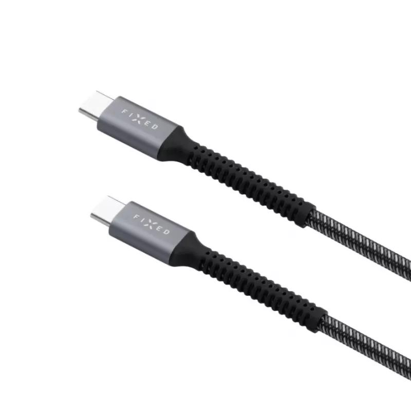 Automobilinio maitinimo adapteris FIXED FIXDA-CC12-GR — 12V DC įvestis, USB-C ir USB išvestys