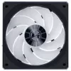 120mm Lian Li UNI FAN CL Wireless Reverse Juoda — modelis 12RCL1W1B, magnetinė jungtis, modulinis RGB
