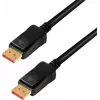 LogiLink CDV0100 DisplayPort laidas DP/M į DP/M, 8K/60 Hz, stiprintuvas, juodas, 10 m (CDV0100)