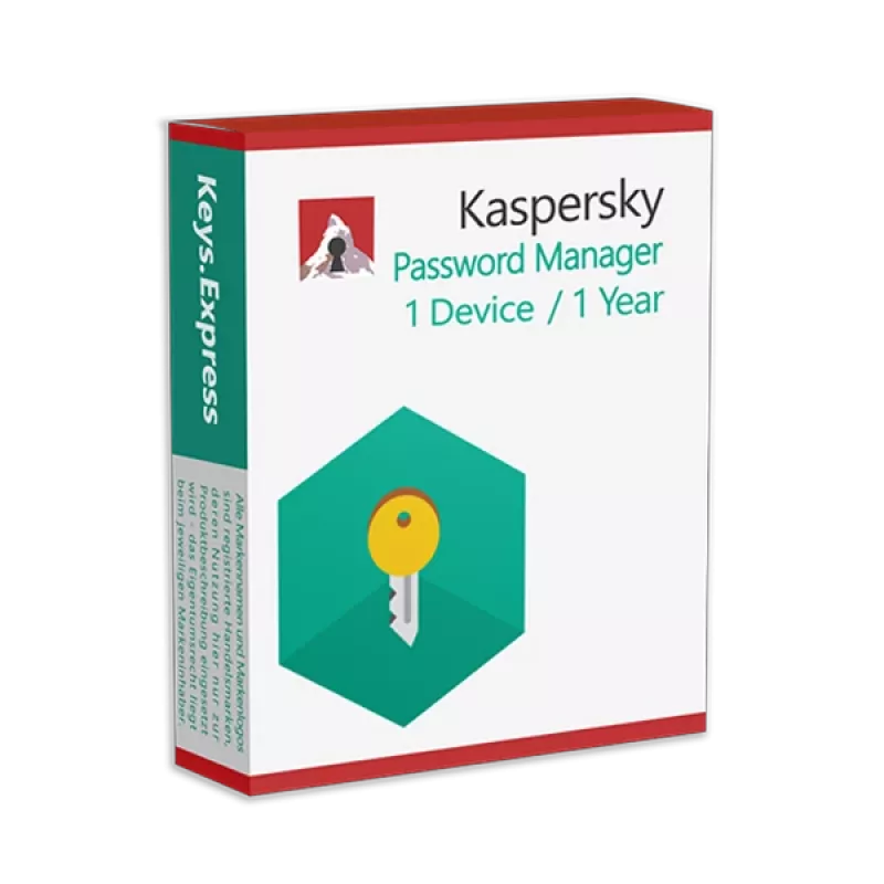 Kaspersky Password Manager | 1 įrenginys | 1 metai | ES
