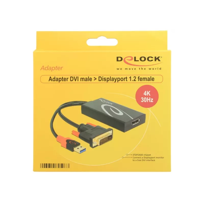 Kabelis DVI 24+1 + USB-A/DisplayPort 20 kontaktų DeLOCK 62596
