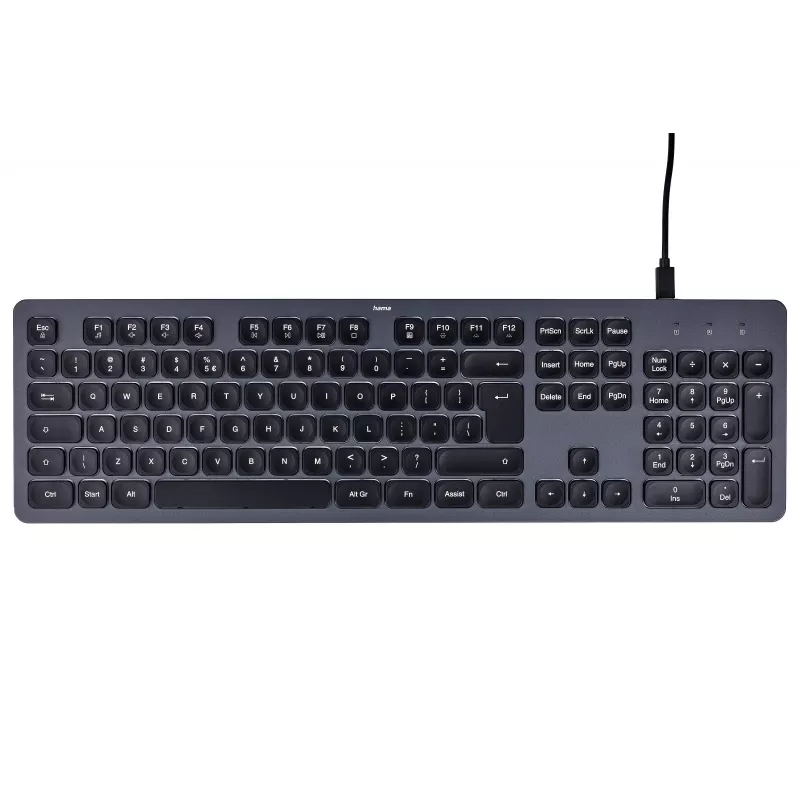 Laidinė klaviatūra CK-400 juoda-pilka