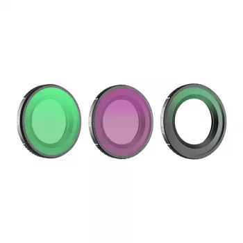 Sunnylife 1/4 objektyvo filtrai 3 vnt. - Juoda Mist + CPL + ND16, skirti Osmo Nano