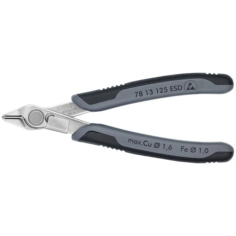 Šoninės replės Knipex 78 13 125 ESD