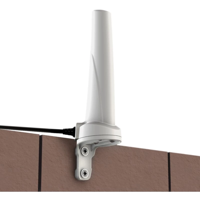 Viskakryptė 4 dBi 5G/LTE antena Poynting A-OMNI-0280-02-V1 SMA (kištukas) 2 m kabelis, montavimas ant stiebo/sienos, balta